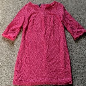 💙 3/$20💙 3/4 Length Sleeve Cute Pink Dress!